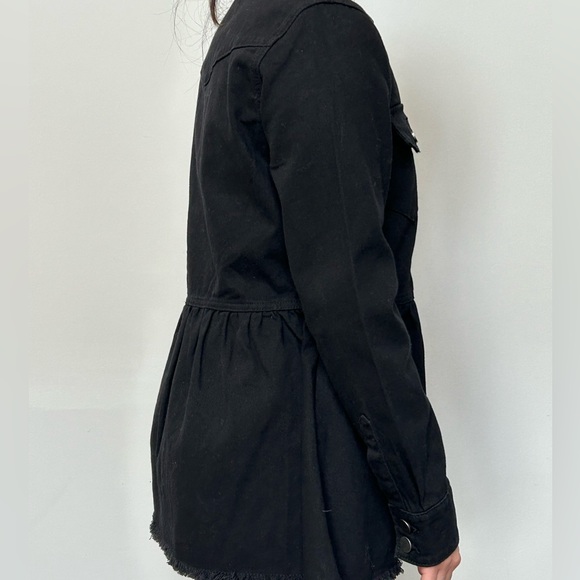 Tribal Jacket - Denim W/Peplum - Picture 6 of 7